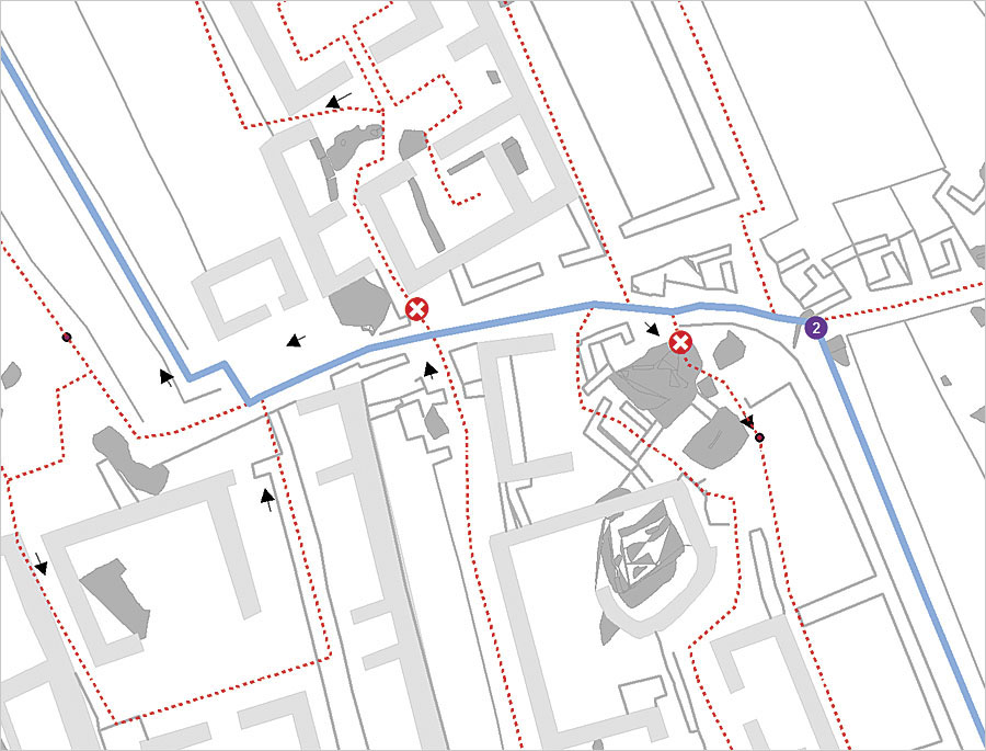 Researchers used ArcGIS Network Analyst to record tourists' typical visit times along paths and in significant locations at Machu Picchu, making it possible to explore alternative routes. Researchers used ArcGIS Network Analyst to record tourists' typical visit times along paths and in significant locations at Machu Picchu, making it possible to explore alternative routes.