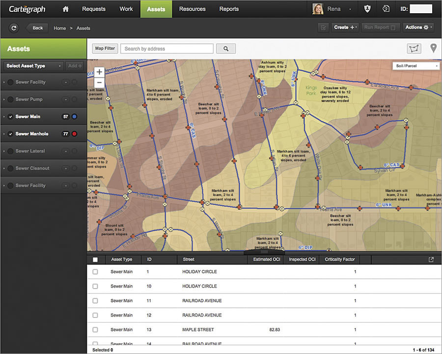 The new Cartegraph-Esri connection enables local governments to better integrate operations management workflows with spatial analysis.