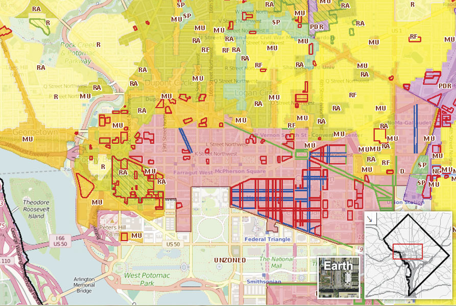 When Washington, DC's offices of zoning and planning needed to update their zoning regulations, they had Blue Raster develop an interactive, mobile-friendly mapping app.