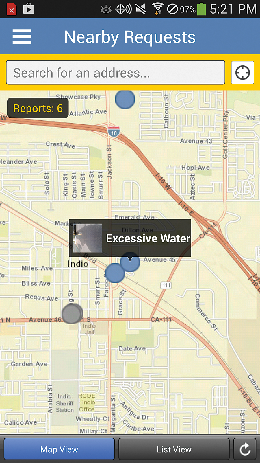 The EveryDrop app engages citizens by giving them an easy way to report water waste.