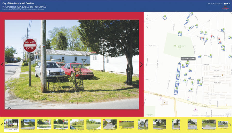 New Bern's GIS team released a website in October 2015 called Properties Available to Purchase, which uses the Story Map Tour template as its foundation. New Bern's GIS team released a website in October 2015 called Properties Available to Purchase, which uses the Story Map Tour template as its foundation.