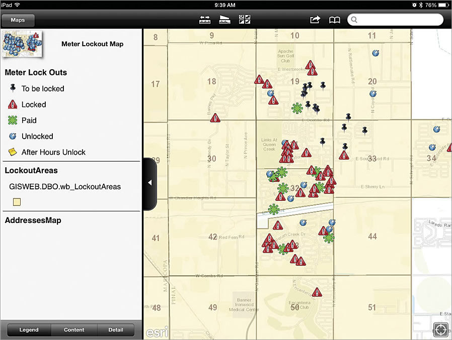 Field staff use iPads to stay informed of paid accounts in real time so they know when to lock and unlock meters.