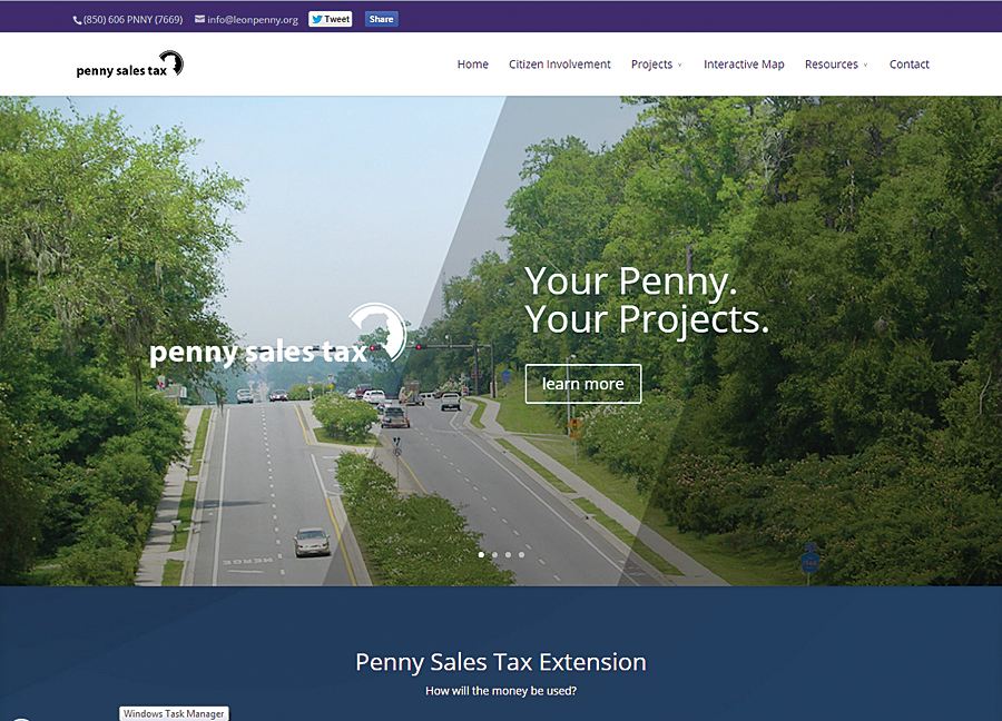 The Story Map Journal App Penny Sales Tax Extension is a central part of the user-friendly website.