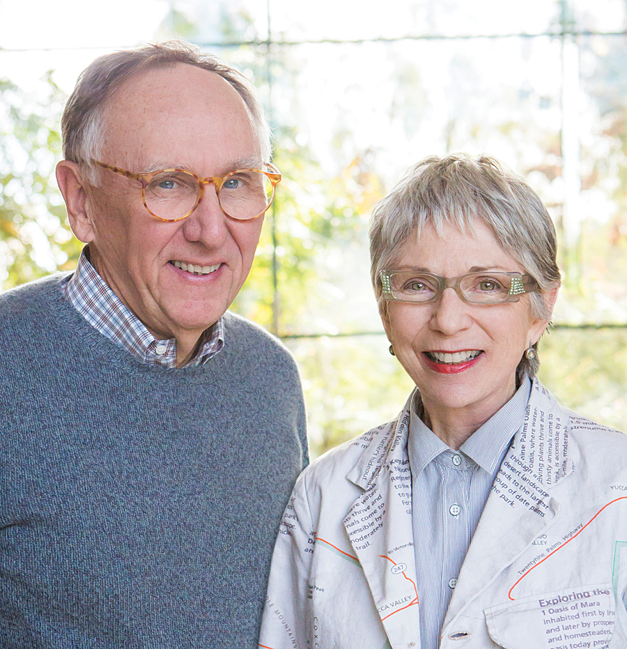 Esri founders Jack and Laura Dangermond.