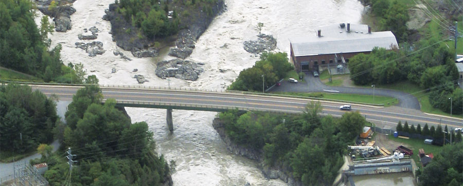 For 24 hours in August 2011, Tropical Storm Irene dumped buckets of rain on Vermont, causing nearly $800 million in damages. (Photo courtesy of Staci Pomeroy.)