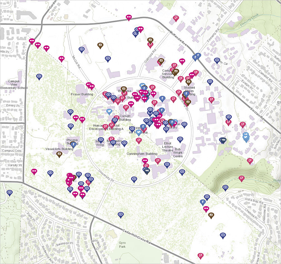 Echosec leverages location metadata to search social media and other open-source information.
