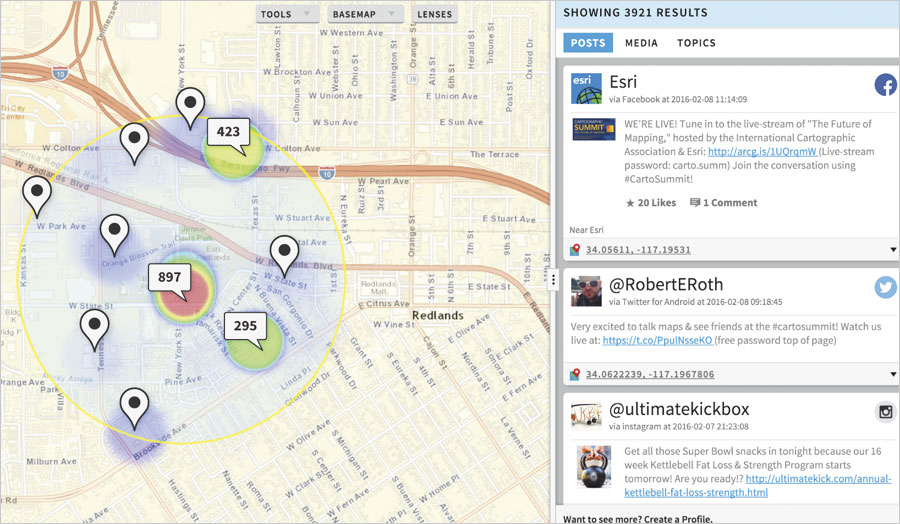 Snaptrends processes billions of geotagged posts and translates more than 80 languages. Snaptrends processes billions of geotagged posts and translates more than 80 languages.