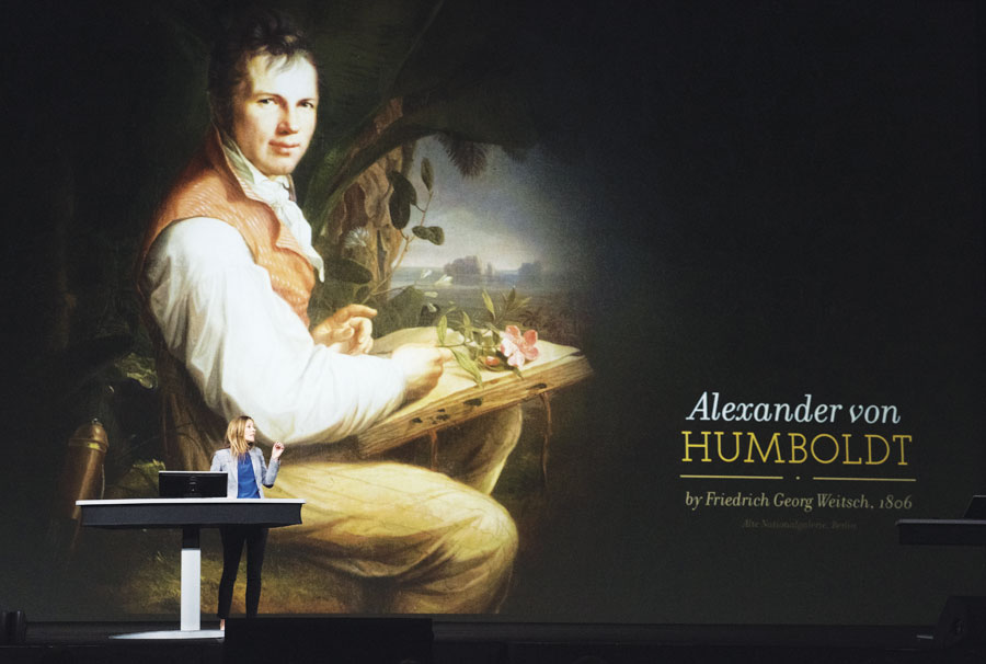 Alexander von Humboldt foreshadowed what we know today as GIS, according to keynote speaker Andrea Wulf.