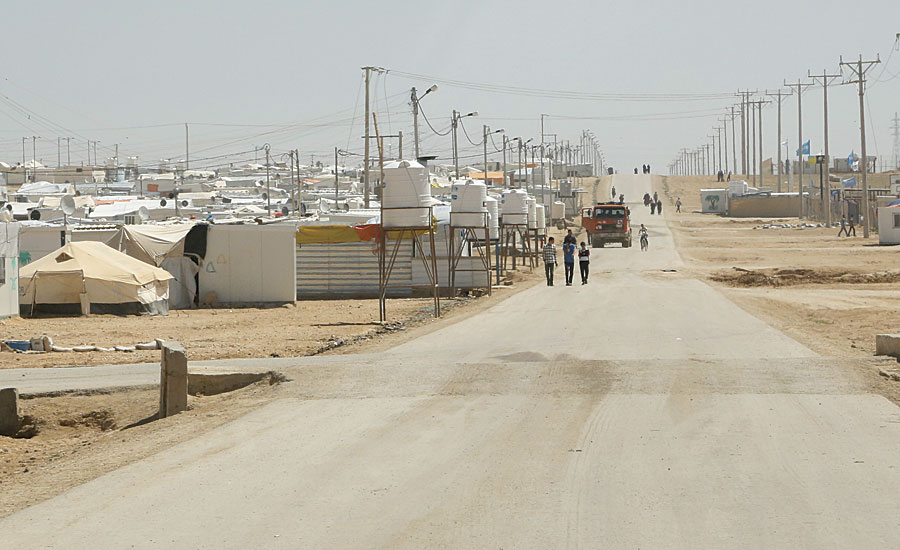 As of September 2015, more than 620,000 Syrian refugees had fled to Jordan—to refugee camps such as Zaatari, pictured here—since the Syrian civil war began. As of September 2015, more than 620,000 Syrian refugees had fled to Jordan—to refugee camps such as Zaatari, pictured here—since the Syrian civil war began.