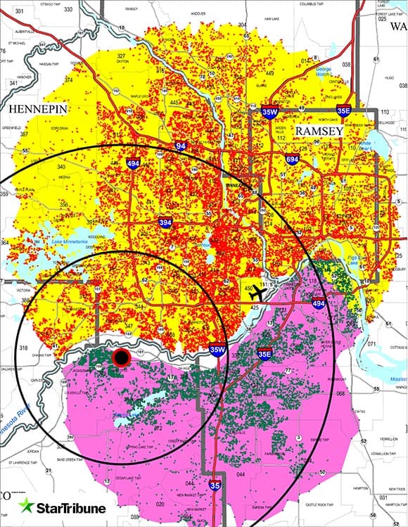 A trade area market analysis