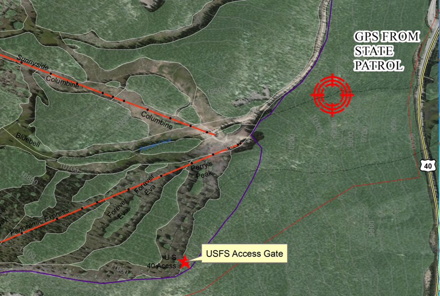 Esri ArcGIS Tracking Analyst software helped Winter Park Resort's staff monitor the whereabouts of the searchers who went to look for a lost snowboarder.