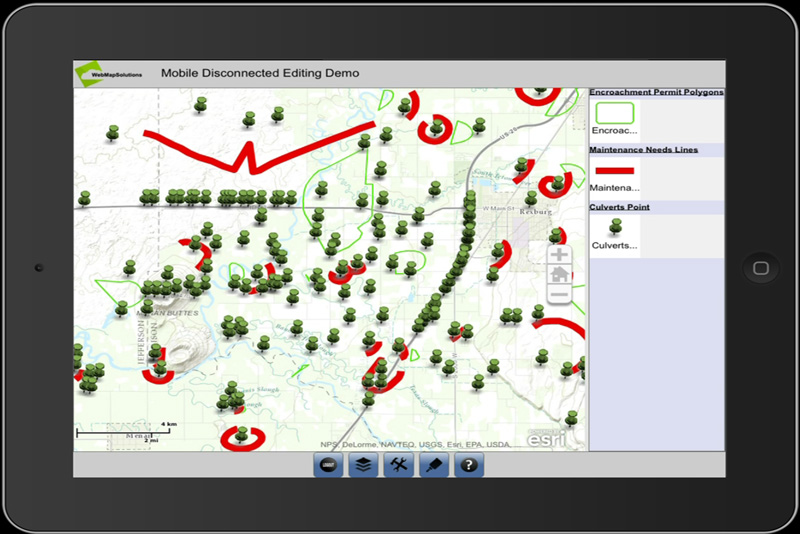 Edit your map layers even where there’s no Internet connection available using WebMapSolutions for Disconnected Mobile Editing Edit your map layers even where there’s no Internet connection available using WebMapSolutions for Disconnected Mobile Editing