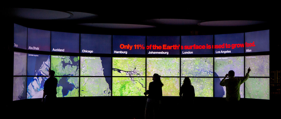 A land use comparison for nine cities is displayed in the Urban Observatory.