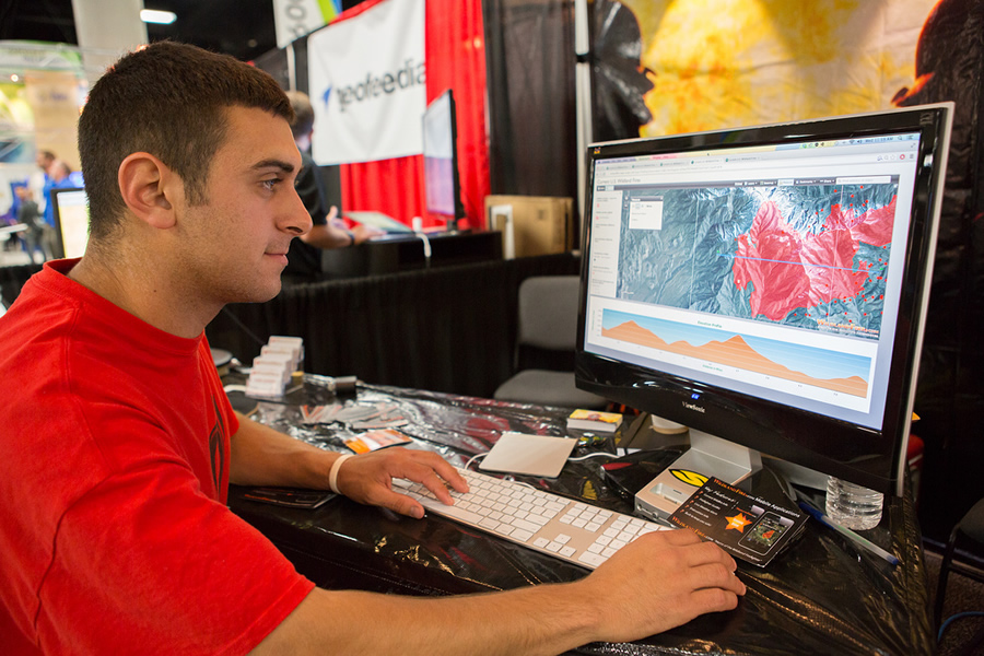 Many interesting and useful geospatial technology applications will be demonstrated at the Esri UC. Many interesting and useful geospatial technology applications will be demonstrated at the Esri UC.