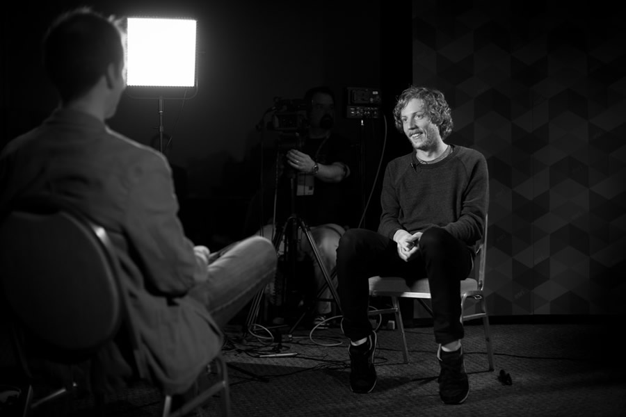 The CEO and co-founder of GitHub sits down for an interview at the Esri International Developer Summit, where he was the keynote speaker. The CEO and co-founder of GitHub sits down for an interview at the Esri International Developer Summit, where he was the keynote speaker.