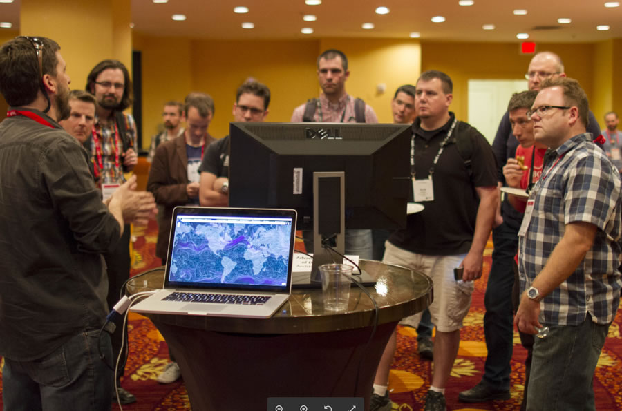 Developers were eager to learn about what's possible with Esri technology. Developers were eager to learn about what's possible with Esri technology.