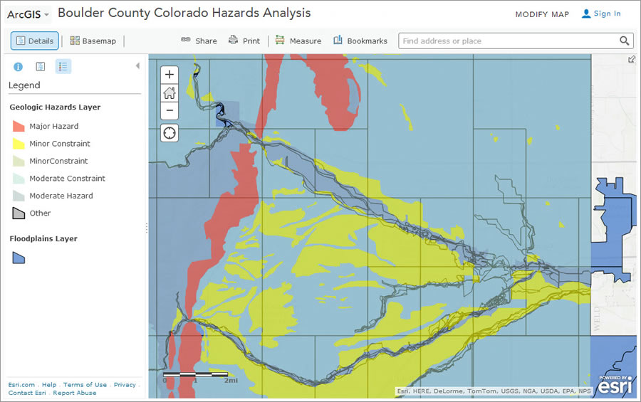 In the role of GIS analyst, you will map the risk of flooding and mudslides in Colorado.