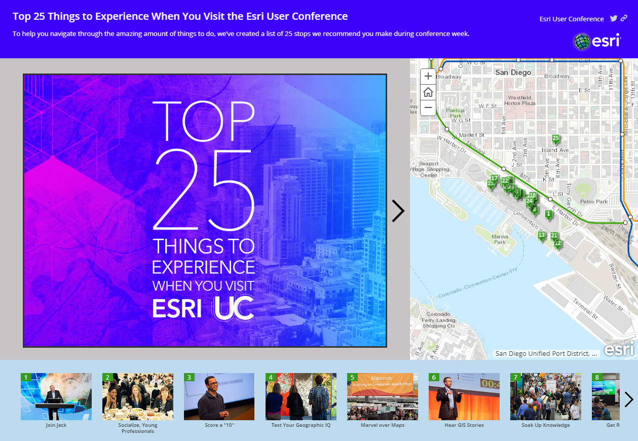 What to do? Where to go? You will be faced with many choices everywhere you turn at the Esri User Conference.