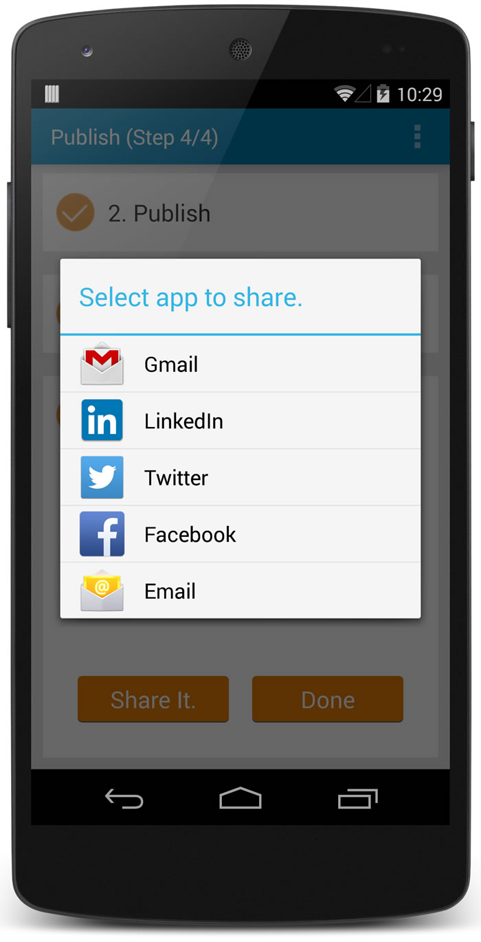 The last step: Share your Story Map with others. The last step: Share your Story Map with others.