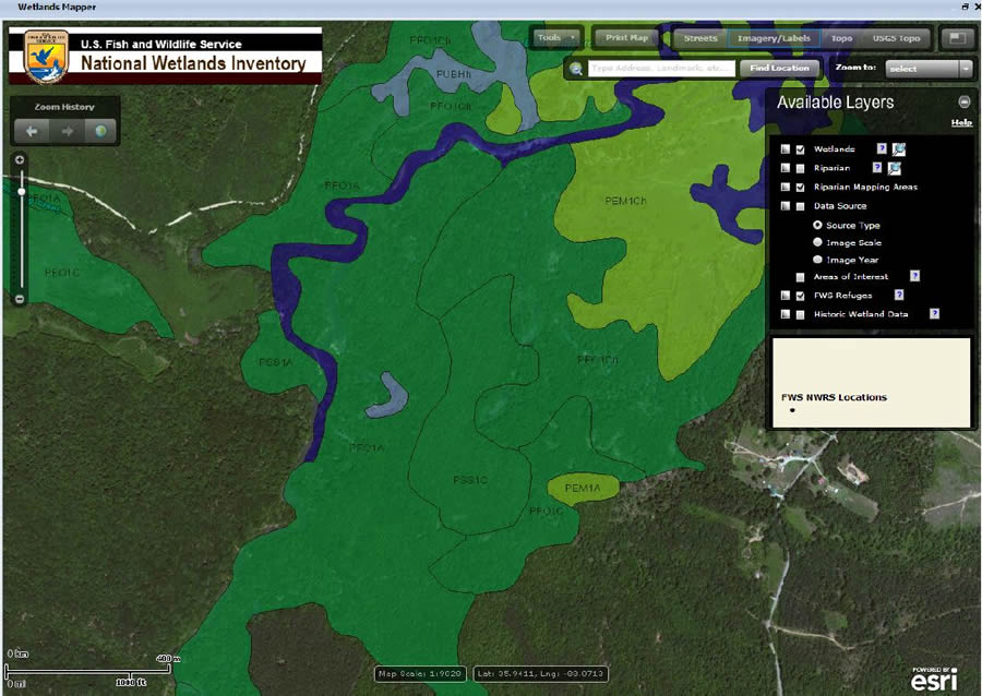 You can download watershed data and more using the USFWS National Wetlands Mapper.