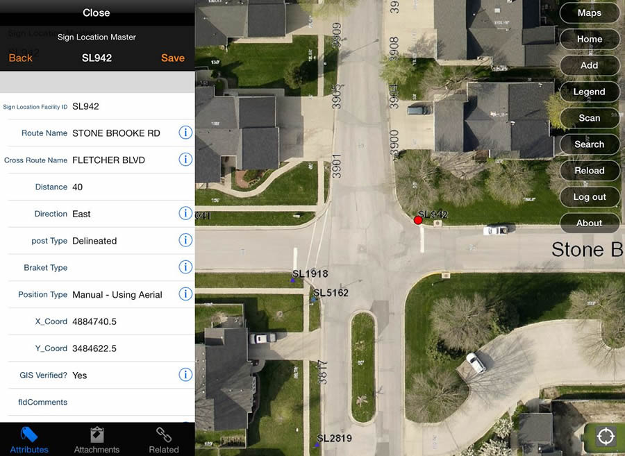 You can use GISAssets to access attachments and multiple levels of related features through its user-friendly interface. You can use GISAssets to access attachments and multiple levels of related features through its user-friendly interface.