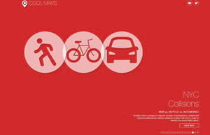 App was created to map locations where pedestrians, motorists, and bicyclists have died or been injured in New York City App was created to map locations where pedestrians, motorists, and bicyclists have died or been injured in New York City