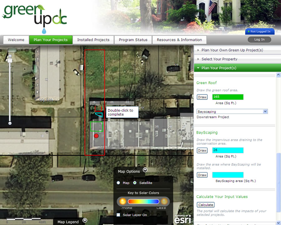 Interactive drawing tools allow users to design projects. Interactive drawing tools allow users to design projects.