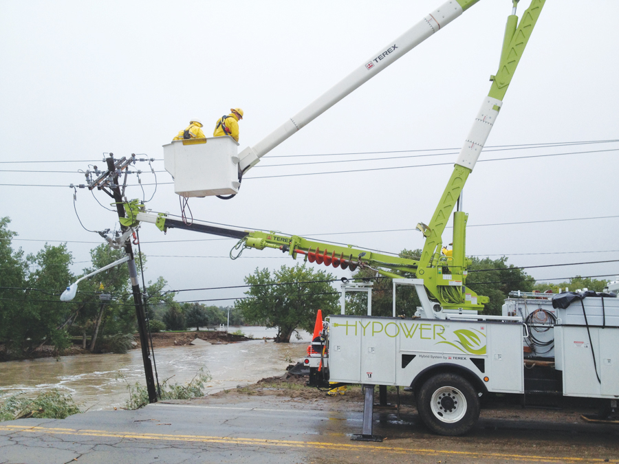 Within days of the floods, LPC crews began repairing key infrastructure.