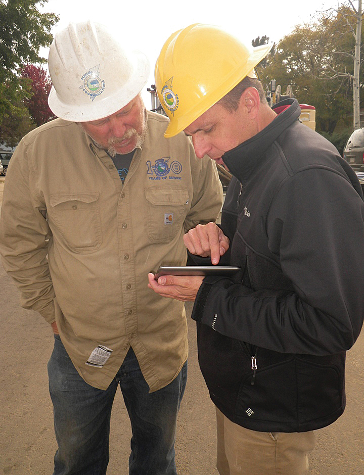 Longmont Power & Communications staff used Collector for ArcGIS in the field to rapidly inspect and record damaged assets after the flood.