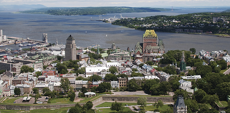 The City of Québec. The City of Québec.