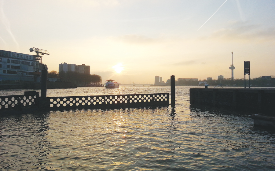 Even though Rotterdam is Europe's largest cargo port, it is much more than a shipping hub. The massive industrial complex at the port is a major economic driver for the region. (Photo by Marten Hogeweg.)