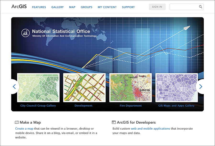 Portal for ArcGIS allows users to configure and deploy ArcGIS Online capabilities on premises—enabling organizations to easily integrate GIS everywhere.