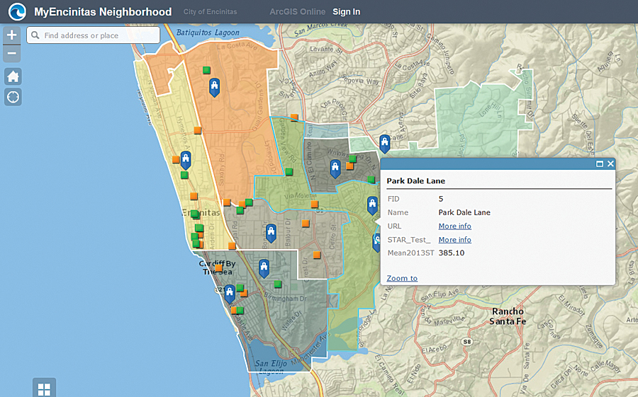 Web AppBuilder for ArcGIS makes it easy to configure responsive apps without writing any code.