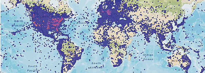 GIS Tools for Hadoop unlocks spatial patterns and relationships concealed within big data.