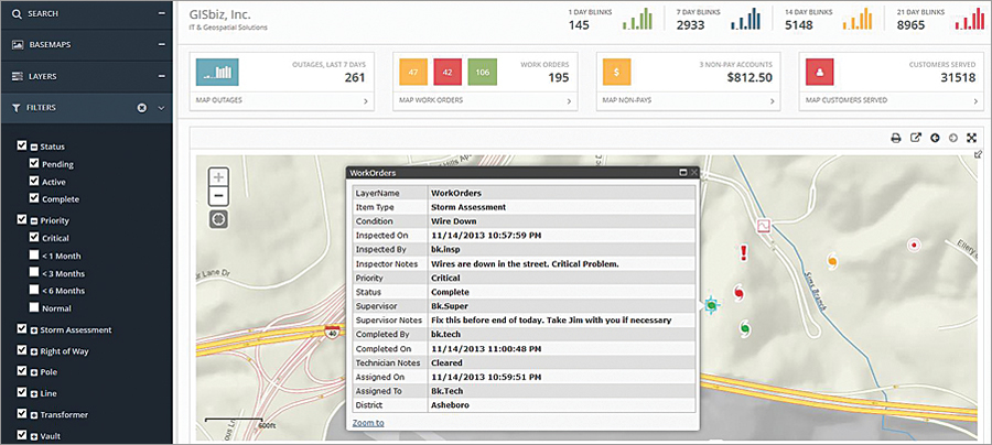 Operation dashboard web application used for tracking the status of field applications in office. Operation dashboard web application used for tracking the status of field applications in office.
