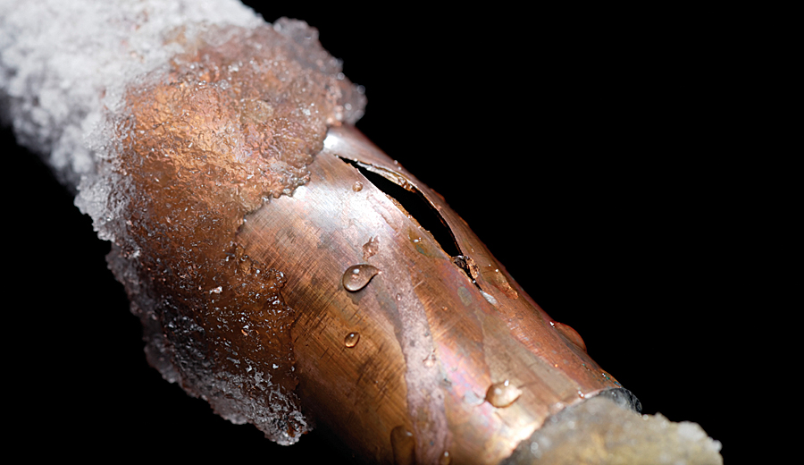 The sheer number of recent foreclosed properties exacerbates maintenance issues, such as frozen water pipes bursting. (Photo: iStock.)