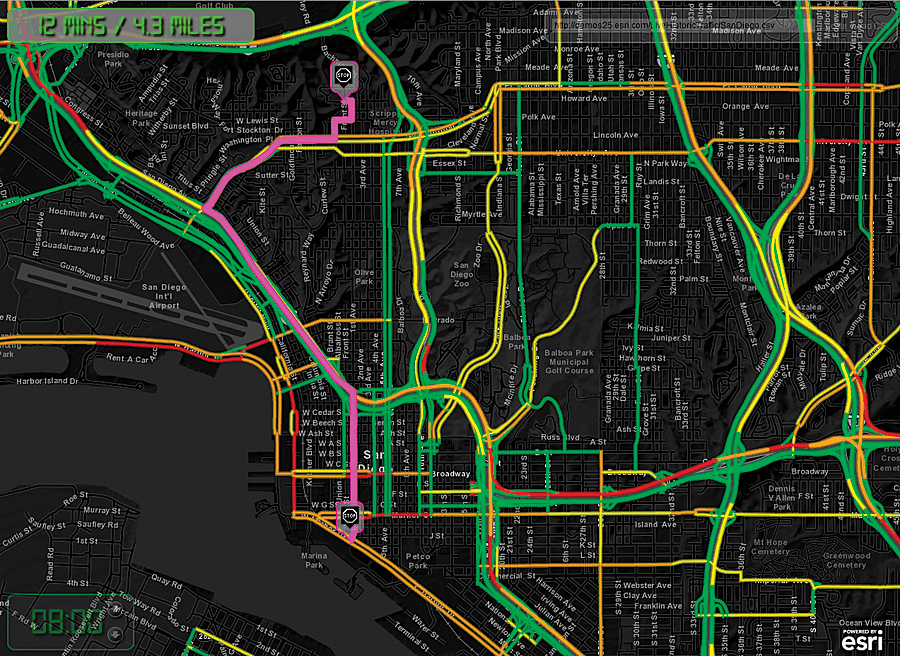 Integrating real-time information, such as traffic data, into ArcGIS maps and apps is critical for workers in the field.