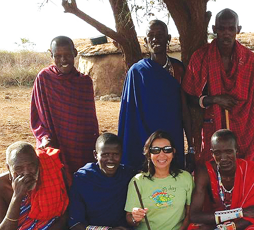 Nadika Senadheera (see the GIS Hero article in the Fall 2013 ArcNews) helped orchestrate a GIS Day 2013 celebration at Mayo Primary School in Juba, South Sudan. She also visited Amboseli National Park in Kenya, where she provided a teaching session for the Maasai community. Nadika Senadheera (see the GIS Hero article in the Fall 2013 ArcNews) helped orchestrate a GIS Day 2013 celebration at Mayo Primary School in Juba, South Sudan. She also visited Amboseli National Park in Kenya, where she provided a teaching session for the Maasai community.