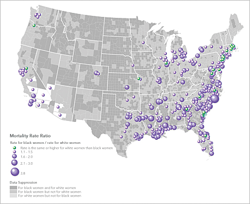 Lessons feature scenarios that reflect realistic GIS workflows such as studying breast cancer mortality rate patterns. Lessons feature scenarios that reflect realistic GIS workflows such as studying breast cancer mortality rate patterns.
