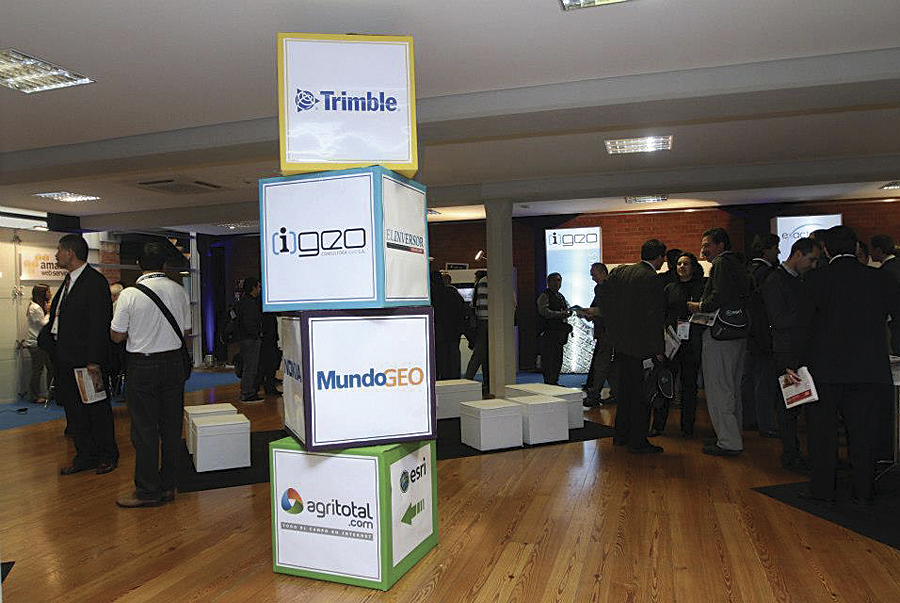 EXPO display at the 2012 Latin America User Conference in Buenos Aires, Argentina.