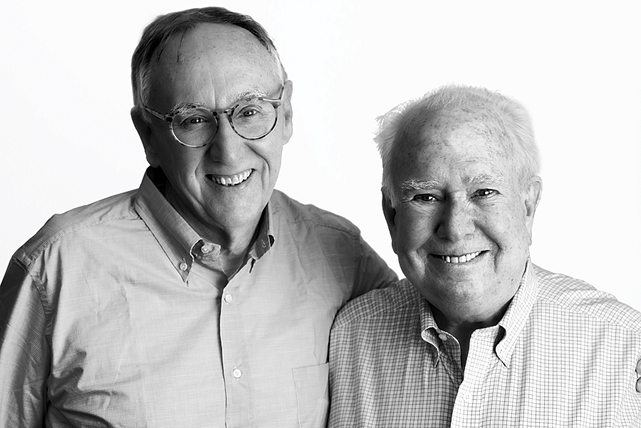 Jack Dangermond and Peter Raven. (Photo by Jon Kamen.)