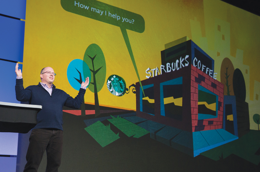 Starbucks uses ArcGIS to create information products such as a common operating picture for global safety and security at stores, said Laurence Norton, director of business intelligence strategy and solutions at Starbucks during the Plenary Session.
