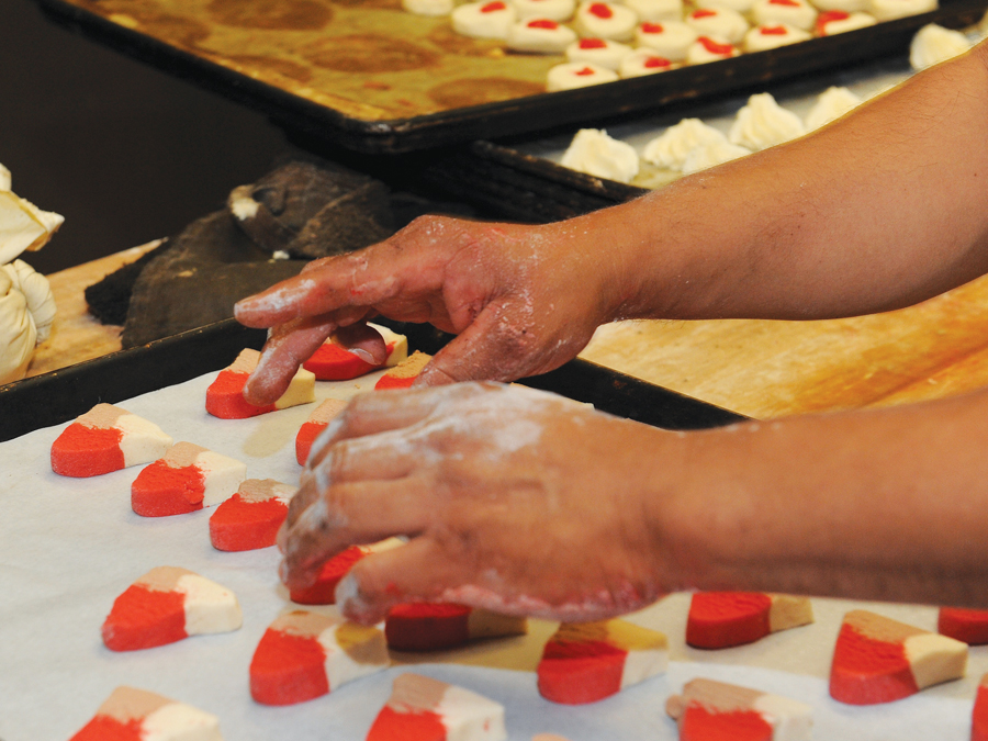 Bertha's Mexican cookies are her best-selling item.