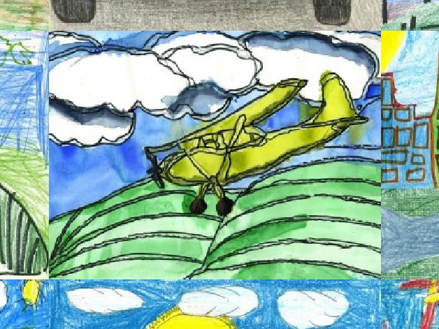 This plane represents one of about 100,000 images in the 10 photomosaics. This plane represents one of about 100,000 images in the 10 photomosaics.