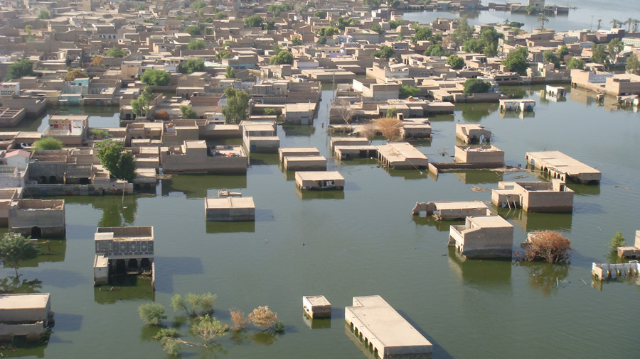 Sindh province was one of the areas that was hardest hit by the floods.