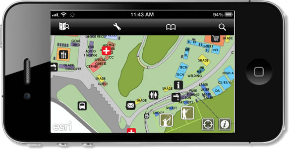 Scouts, staff, and visitors downloaded the ArcGIS App to help them navigate Summit Bechtel Reserve. Scouts, staff, and visitors downloaded the ArcGIS App to help them navigate Summit Bechtel Reserve.