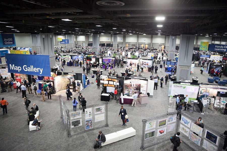 The GIS Solutions EXPO drew thousands to the Walter E. Washington Convention Center.
