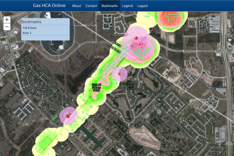 Gas HCA Online performs high consequence area analysis. Gas HCA Online performs high consequence area analysis.