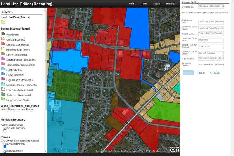 Land Use Editor helps you streamline routine planning workflows.