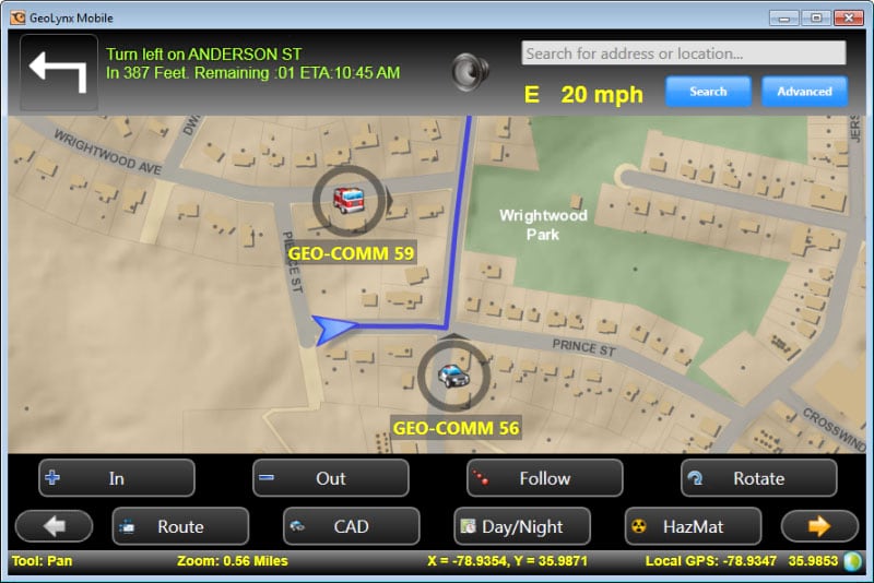 GeoLynx Mobile gives you GIS data plus an in-vehicle mapping and navigation system. GeoLynx Mobile gives you GIS data plus an in-vehicle mapping and navigation system.